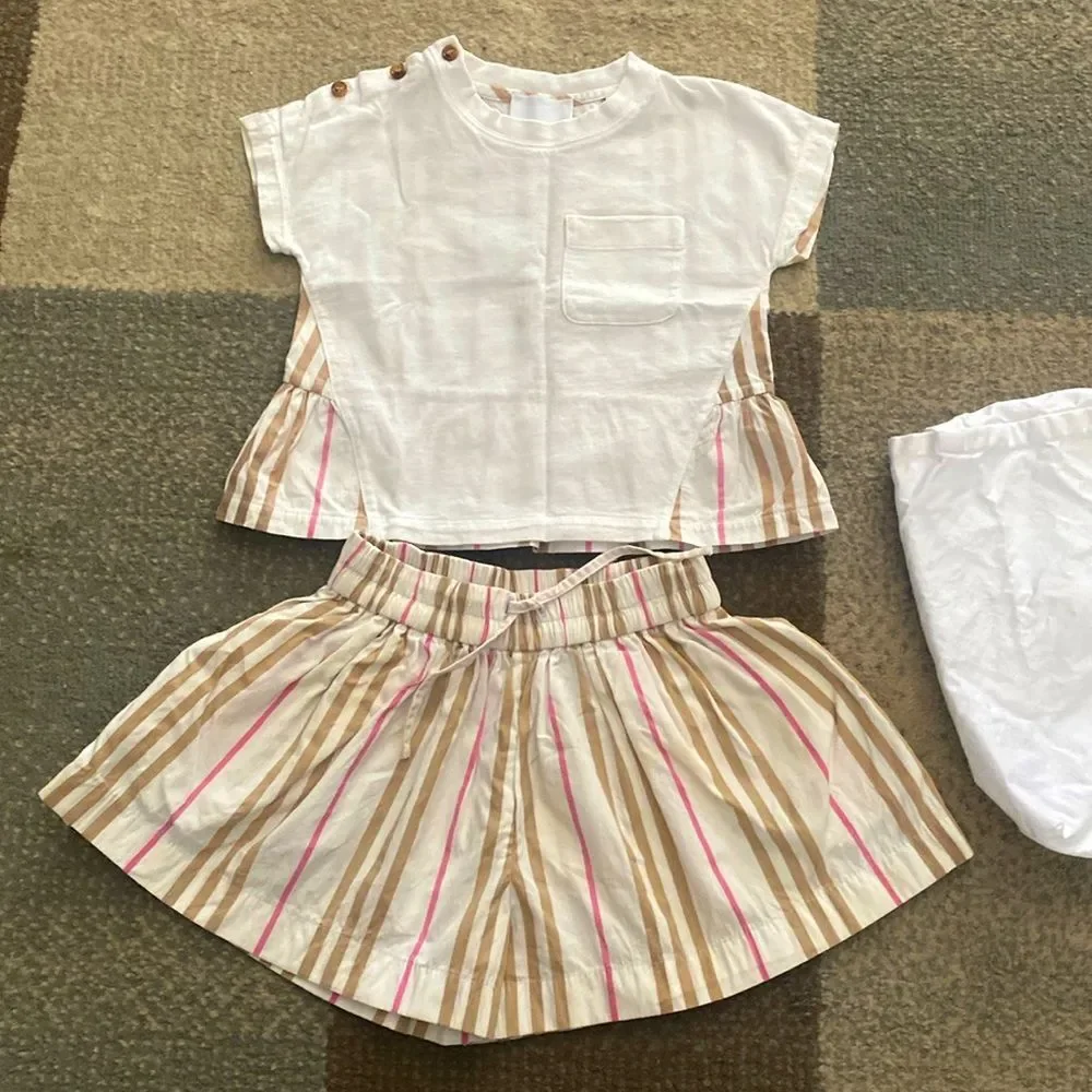 Vintage rare Burberry matching Tennis set